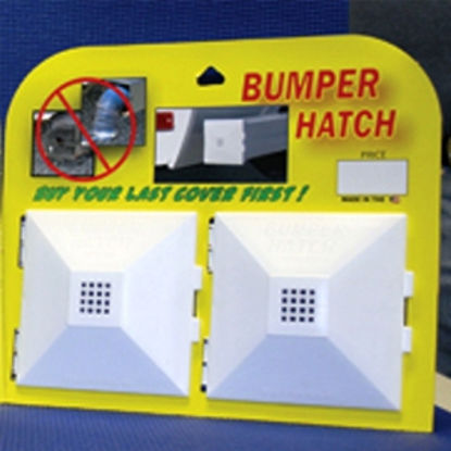 Picture of Design 4 Fun  White Bumper Plug, 2/pk 900 11-0233                                                                            