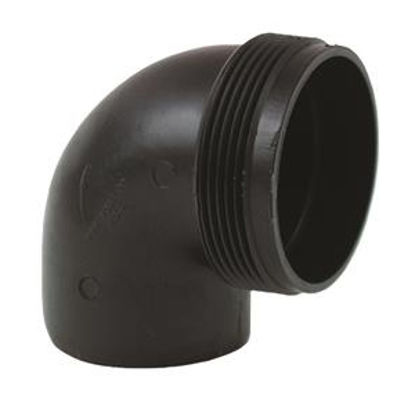 Picture of Valterra  3" Hose X 3" MPT 90Deg Close Elbow Sewer Hose Connector F02-2002 11-0252                                           