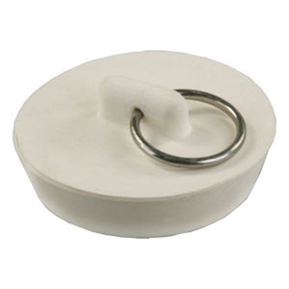 Picture of JR Products  1-5/8" Rubber Sink Drain Stopper 6006-100 11-0312                                                               