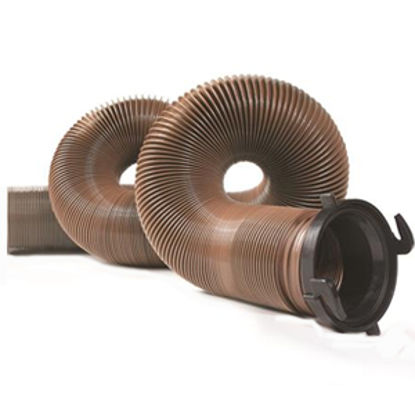 Picture of Camco  Brown 15' 15 Mil Vinyl Sewer Hose 39691 11-0344                                                                       