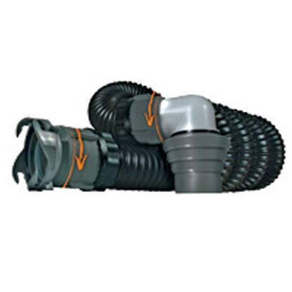 Picture of Camco RhinoEXTREME (TM) Black 15' Sewer Hose 39861 11-0365                                                                   