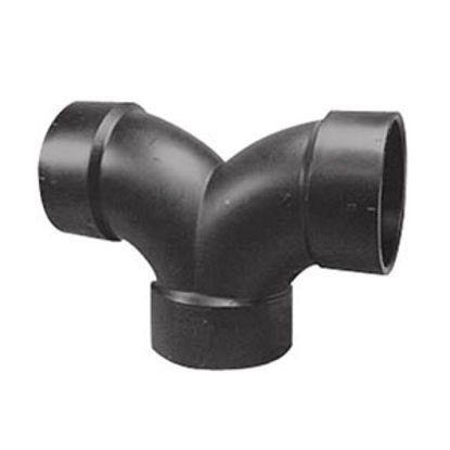 Picture of Lasalle Bristol  1-1/2" Hub ABS Plastic 3 Way Elbow Waste Valve Fitting 632261 11-0369                                       