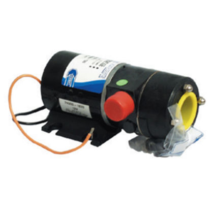 Picture of Flojet  12V/ 16A 1-1/2" Hose Barb Inlet/ 1-1/2" MNPT Outlet Macerator Pump 18590-2092 11-0591                                