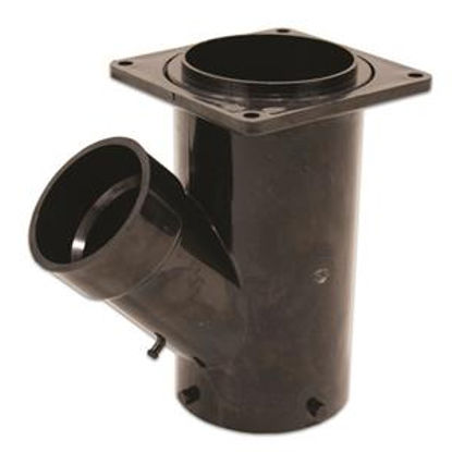 Picture of Valterra  Wye Reducing Plastic Waste Valve Fitting w/3" Rotating Flange T1015-1 11-0604                                      