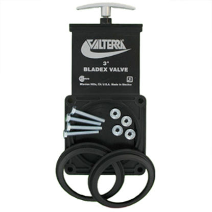 Picture of Valterra Bladex (TM) 3" Handle Actuated Waste Valve w/Metal Handle T1003VPM 11-0606                                          