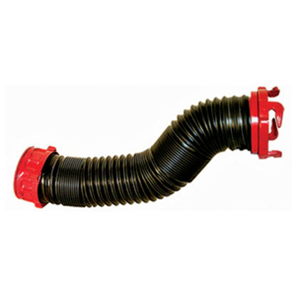 Picture of Valterra Dominator (TM) Black 5' Poly Sewer Hose Extension D04-0205 11-0656                                                  