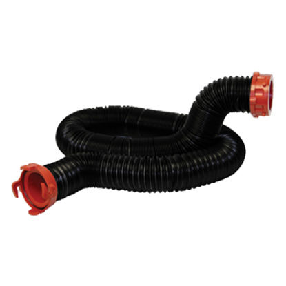 Picture of Valterra Dominator (TM) Black 10' Poly Sewer Hose Extension D04-0200 11-0659                                                 