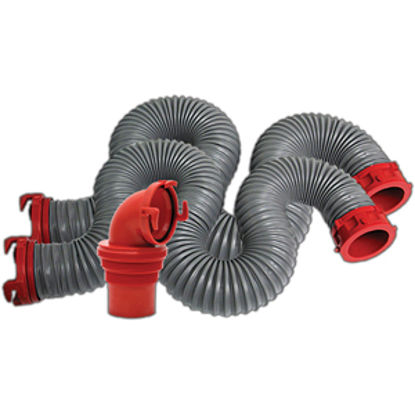 Picture of Valterra Viper Gray 20' 26 Mil TPE Sewer Hose D04-0475 11-0762                                                               