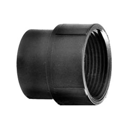 Picture of Lasalle Bristol  1-1/4" MPT X 1-1/4" Hub ABS Plastic Adapter Waste Valve Fitting 632870 11-1090                              