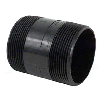 Picture of Valterra  3" X 4" Pipe Thread On Both Ends ABS Nipple Waste Valve Fitting T3504 11-1271                                      
