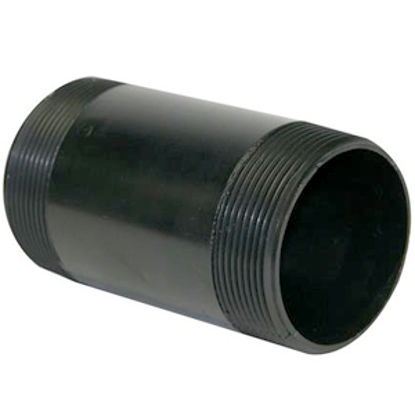 Picture of Valterra  3" X 6" Pipe Thread On Both Ends ABS Nipple Waste Valve Fitting T3506 11-1273                                      