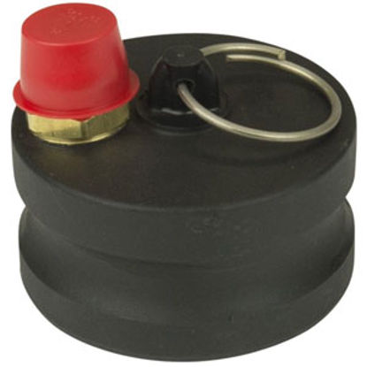 Picture of Waste Master  Black Sewer Hose Cap For Male Cam Lock Garden Hose Adapter 360788 11-1805                                      