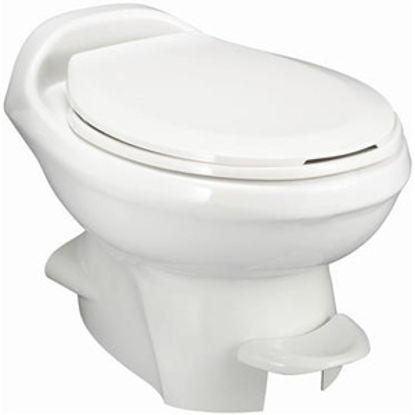 Picture of Thetford Aqua-Magic (R) Style Plus Aqua-Magic Style Plus White Low Profile Permanent Toilet w/ Water Saver 34434 12-0226     
