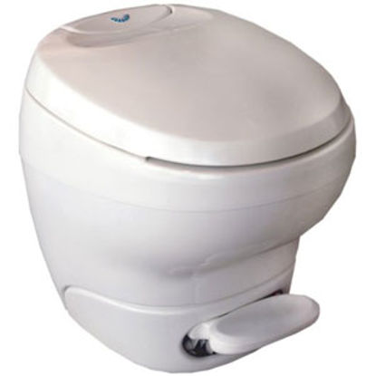 Picture of Thetford Aqua-Magic (R) Bravura Aqua-Magic Bravura Parchment Low Profile Permanent Toilet w/ Water Saver 31121 12-0294       