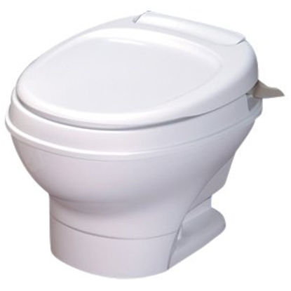 Picture of Thetford Aqua-Magic (R) V Aqua-Magic V White Low Profile Permanent Toilet w/ Water Saver 31657 12-0361                       