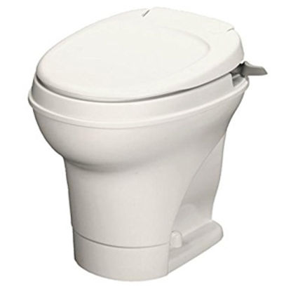 Picture of Thetford Aqua-Magic (R) V Aqua-Magic V Parchment High Profile Permanent Toilet 31668 12-0362