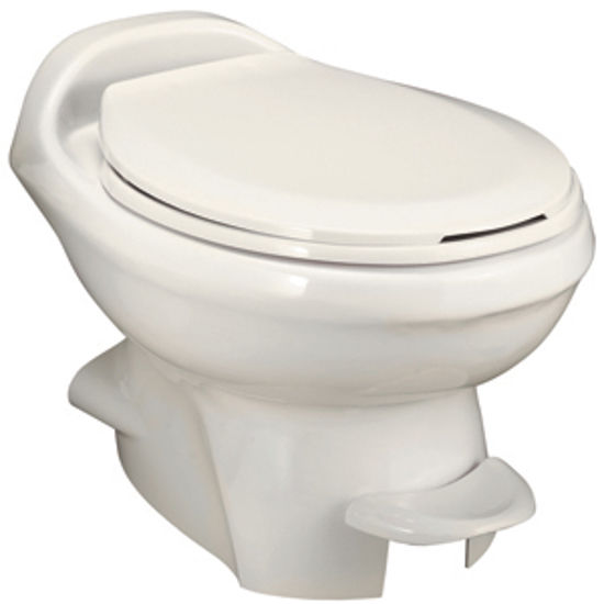 Picture of Thetford Aqua-Magic (R) Style Plus Aqua-Magic Style Plus Bone Low Profile Permanent Toilet 34438 12-0403                     