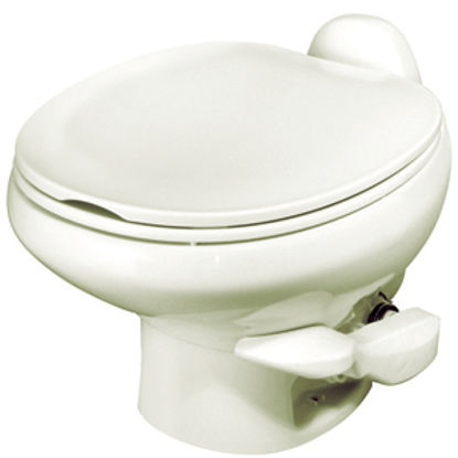 Picture of Thetford Aqua Magic (R) Style II Aqua Magic Style II Bone Low Profile Permanent Toilet 42063 12-0438                         