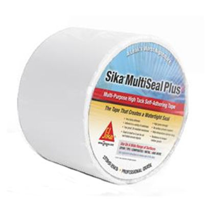 Picture of Sika Multiseal Plus White 4" x 50' Roll TPO Roof Repair Tape 017-413828 13-0032                                              