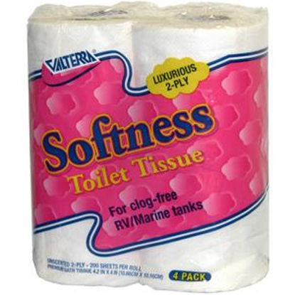 Picture of Valterra Softness 4-Roll 2-Ply Toilet Tissue Q23630 13-0151                                                                  