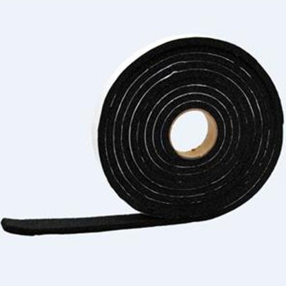 Picture of AP Products  Black 50' x 5/16" x 1/2" Weather Stripping 018-5161250 13-0328                                                  