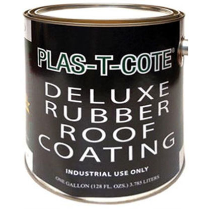 Picture of Plas-T-Cote  White Roof Coating For Rubber Roof 16-44128-4 13-0547                                                           