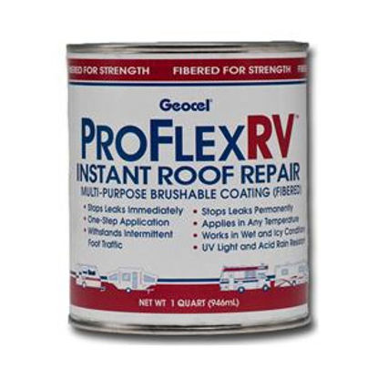 Picture of Geocel Pro Flex RV (TM) 1 Qt Can Clear Roof Coating For RV Roofs 24200 13-0633                                               