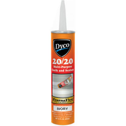 Picture of Dyco Paints  Ivory 11 Oz Tube Acrylic Elastomeric Caulk 2020-T-IV 13-0649                                                    