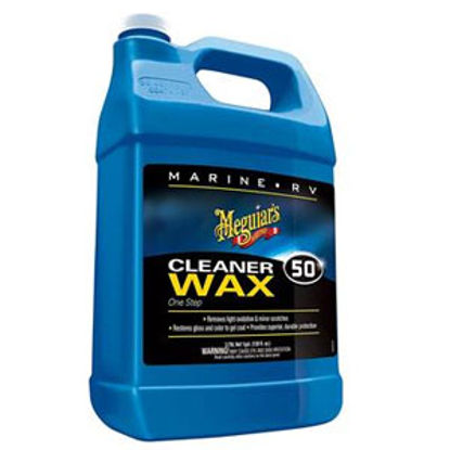 Picture of Meguiars One Step Cleaner Wax 1 Gallon Bottle Liquid Car/ RV Wax M5001 13-0726                                               