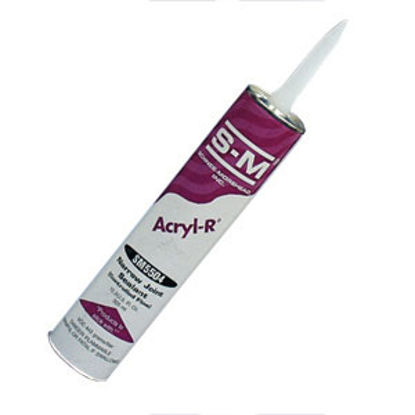 Picture of S-M Acryl-R (R) Aluminum 10.3 Oz Tube Self-Leveling Roof Sealant SM5504 ALUM CTG 13-0737                                     