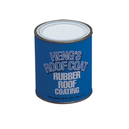 Picture of Heng's  1 Qt White Roof Coating For Rubber Roofs 46032 13-0743                                                               