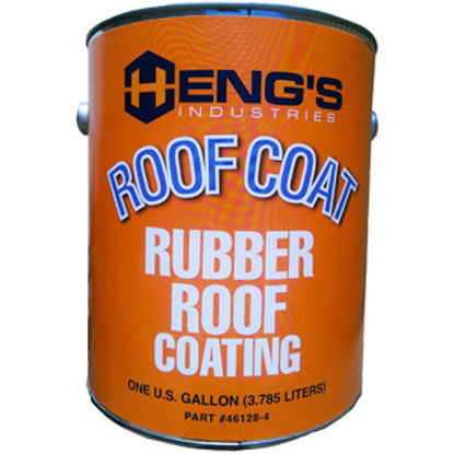 Picture of Heng's  1 Gal White Roof Coating For Rubber Roofs 46128-4 13-0744                                                            