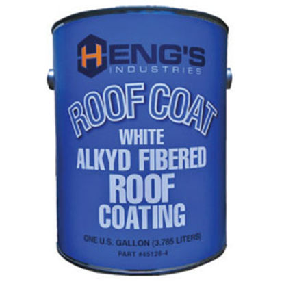 Picture of Heng's  1 Gal White Roof Coating For Metal And Fiberglass Roofs 45128-4 13-0755                                              