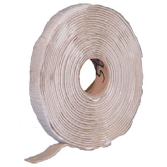 Picture of Heng's  Off White 1" x 20' Roll Butyl Roof Repair Tape 5850 13-0883                                                          