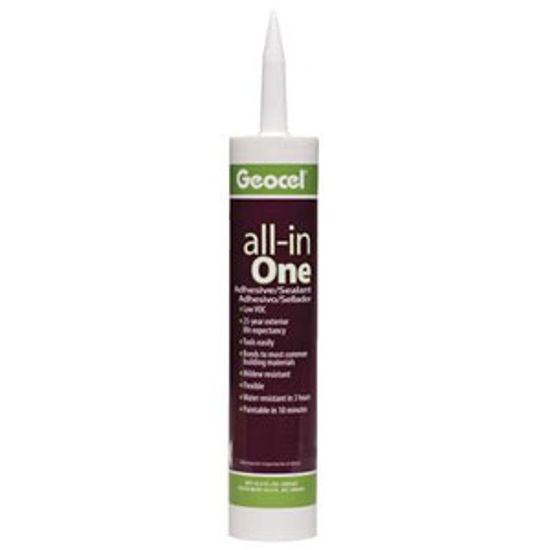 Picture of Geocel  Clear 10 oz All-In-One Bonding & Sealant GC79000 13-0886                                                             