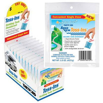 Picture of Thetford Aqua-Kem (R) 12-Pack 1.5 Oz Pouch Holding Tank Treatment w/Deodorant & Formaldehyde 96046 13-0934                   