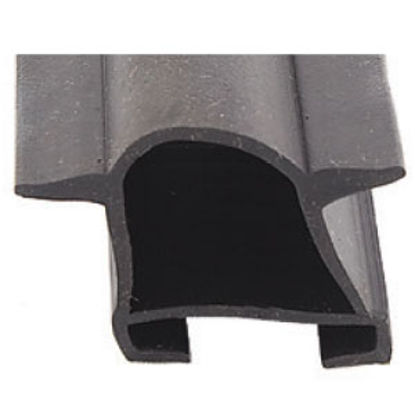 Picture of AP Products  Black 1-1/2"W x 1"H x 40'L Slide-On Seal w/ Fins 018-522 13-1004                                                