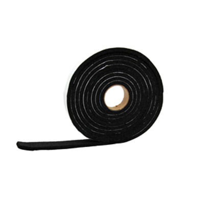 Picture of AP Products  Black 10' x 3/8" x 3/16" Weather Stripping 018-3163810 13-1080                                                  