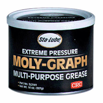 Picture of CRC Sta-Lube (R) 14 oz Can Extreme Pressure Moly-Graph Multi-Purpose Grease SL3141 13-1249                                   