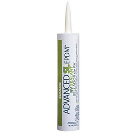 Picture of Geocel Advanced (R) White 10 Oz Tube Self-Leveling Roof Sealant 57801 13-1445                                                