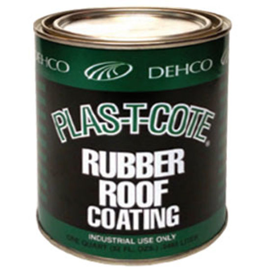 Picture of Plas-T-Cote  1 Qt White Roof Coating 16-46032 13-1540                                                                        