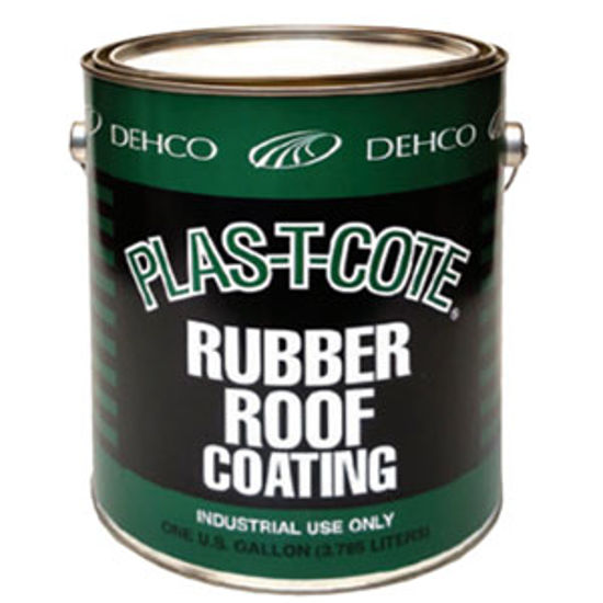 Picture of Plas-T-Cote  1 Gal White Roof Coating 16-46128-4 13-1545                                                                     
