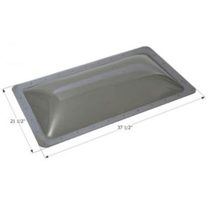 Picture of Icon  4"H Bubble Dome Rectangle Clear PC Skylight w/37.5" X 21.5"Flange 12214 13-1744                                        