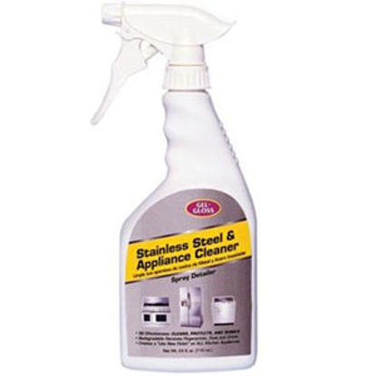 Picture of Gel-Gloss  24 oz Trigger Spray Stainless Steel & Appliance Cleaner (BL) AC-24.B 13-1789                                      