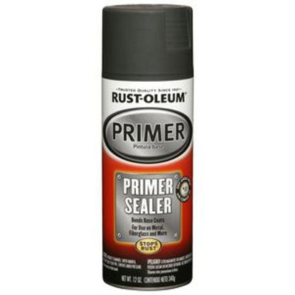 Picture of Rust-Oleum Touch N Tone 10Oz Black Spray Can Paint 254845 13-1857                                                            