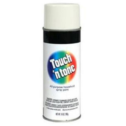 Picture of Rust-Oleum Touch N Tone 10Oz Gloss White Spray Can Paint 55274830 13-1862                                                    