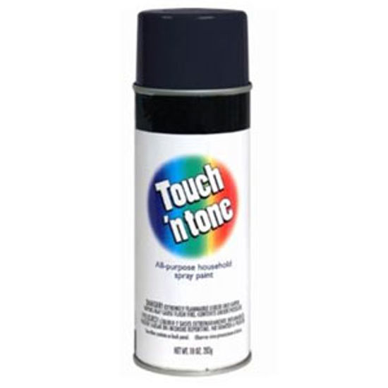 Picture of Rust-Oleum Touch N Tone 10Oz Flat Black Spray Can Paint 55275830 13-1863                                                     