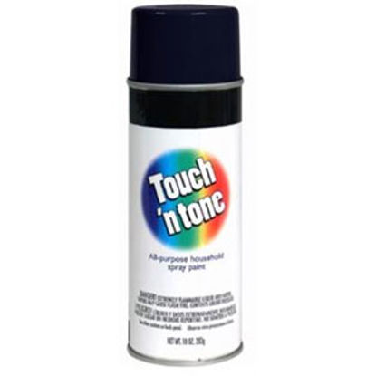 Picture of Rust-Oleum Touch N Tone 10Oz Gloss Black Spray Can Paint 55276830 13-1864                                                    