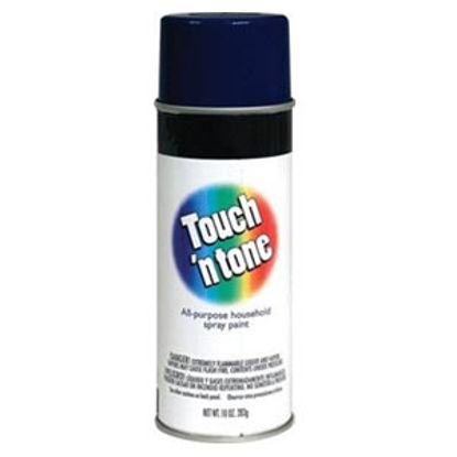 Picture of Rust-Oleum Touch N Tone 10Oz Gloss Dark Blue Spray Can Paint 55290830 13-1876                                                