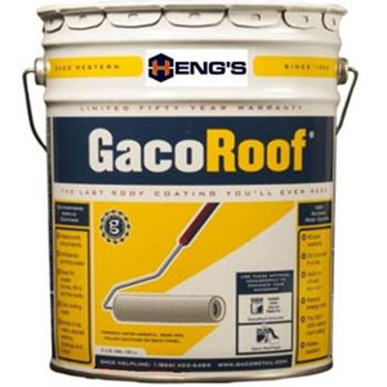 Picture of Heng's GacoRoof (R) 5 Gal White Roof Coating For Flat And Slopped Roofs HGR1600 - 5 13-1883                                  